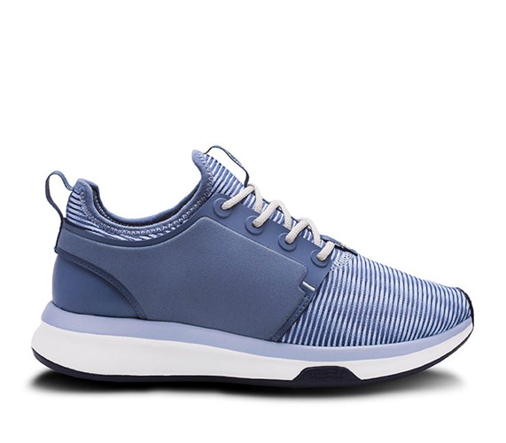 Kuru ATOM WIDE Athletic Sneaker Wide Mineral Blue-Bone Gray | 80614-WTHF