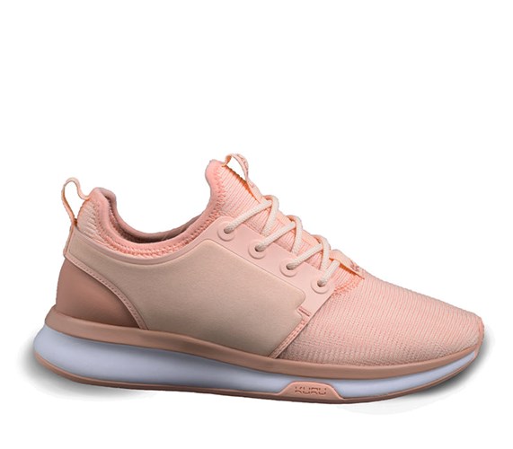 Kuru ATOM WIDE Athletic Sneaker Wide Pink Sand-White-Clay Pink | 85327-KAQX
