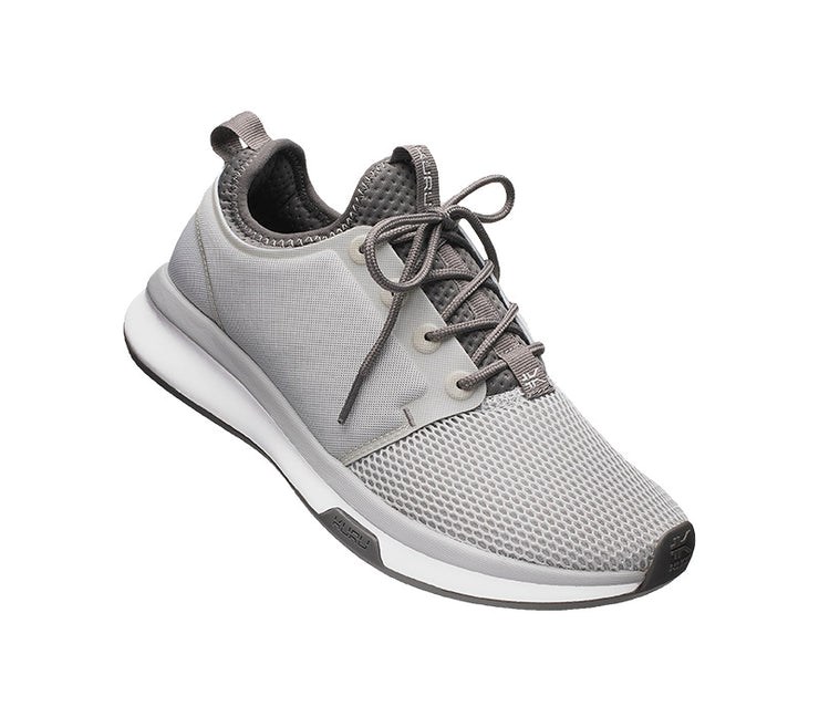 Kuru ATOM Athletic Sneaker Cloud Gray-White-Iron Gray | 70594-ZJCK