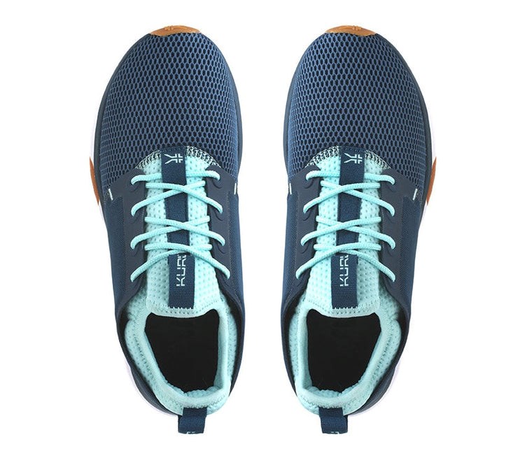 Kuru ATOM WIDE Athletic Sneaker Wide TidalWave-White-Oasis Blue | 28549-LWTG