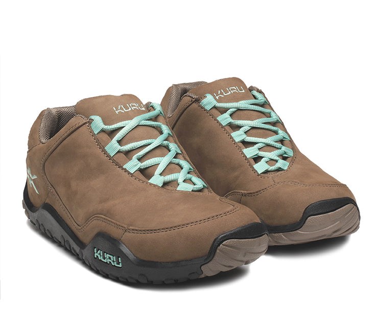 Kuru CHICANE Trail Hiking Shoe Warmstone-Jet Black-Mint Green | 25841-GYPQ