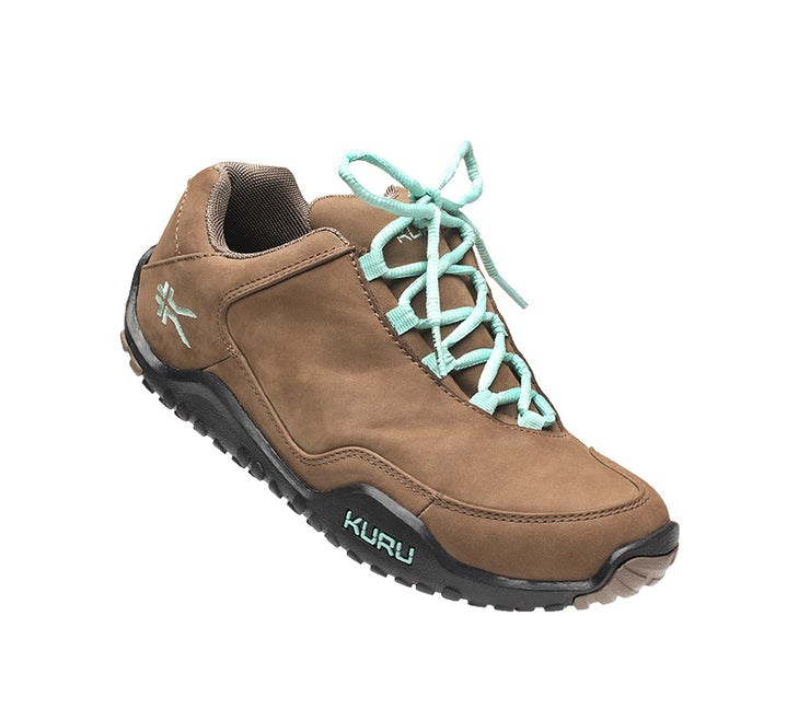 Kuru CHICANE Trail Hiking Shoe Warmstone-Jet Black-Mint Green | 25841-GYPQ