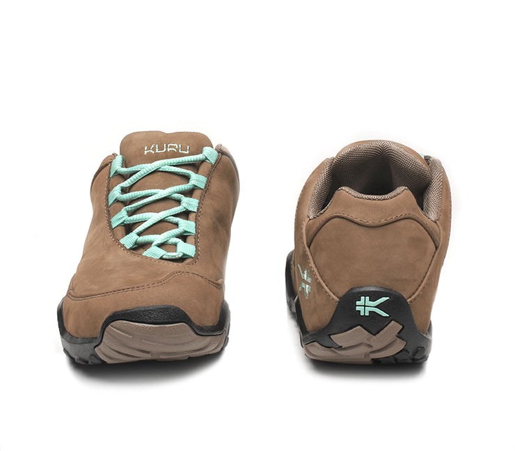 Kuru CHICANE Trail Hiking Shoe Warmstone-Jet Black-Mint Green | 25841-GYPQ