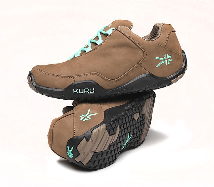 Kuru CHICANE Trail Hiking Shoe Warmstone-Jet Black-Mint Green | 25841-GYPQ