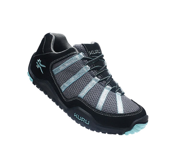 Kuru CHICANE WIDE Trail Hiking Shoe Wide Black-Delirium | 12694-KJGA