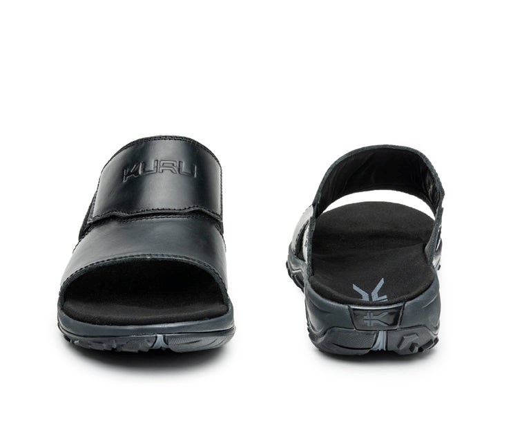 Kuru COVE Sandal Jet Black-Slate Gray | 78269-XPKG