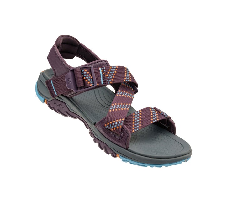 Kuru CURRENT Sandal Plum-Aquatic Blue | 09485-VEGF