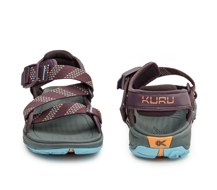 Kuru CURRENT Sandal Plum-Aquatic Blue | 09485-VEGF