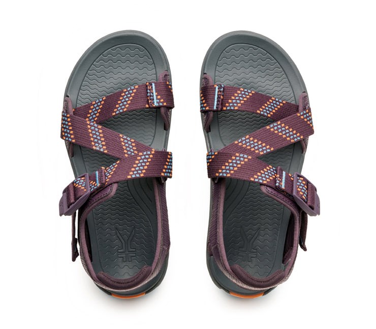 Kuru CURRENT Sandal Plum-Aquatic Blue | 09485-VEGF