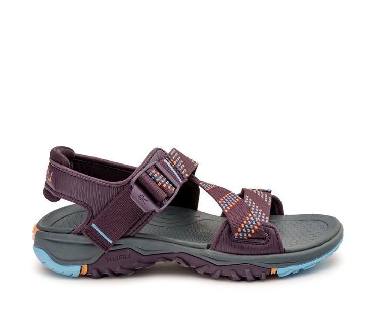 Kuru CURRENT Sandal Plum-Aquatic Blue | 09485-VEGF