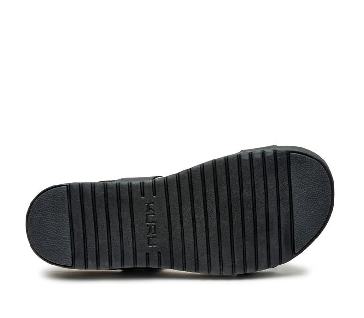 Kuru GLIDE Sandal Jet Black-Sand | 15638-ILUT