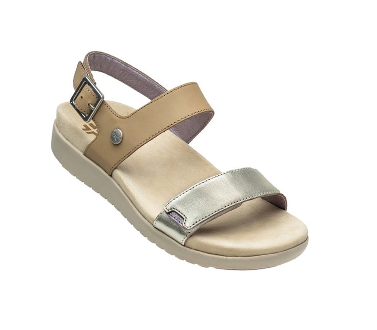 Kuru GLIDE Sandal Taupe-Metallic | 25837-WCKI