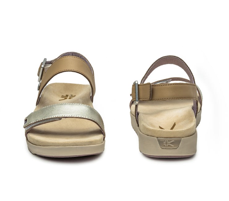 Kuru GLIDE Sandal Taupe-Metallic | 25837-WCKI