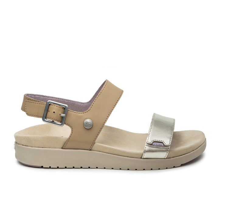 Kuru GLIDE Sandal Taupe-Metallic | 25837-WCKI