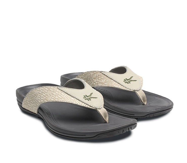 Kuru KALA Sandal Pale Khaki-DarkRoast-Smokey Green | 62091-YDZQ