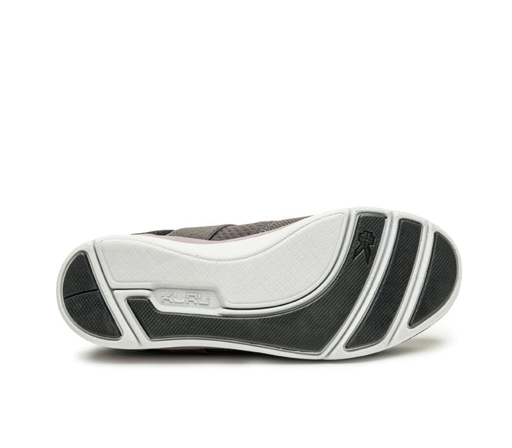 Kuru PIVOT Lace-up Elastic Sneaker Smoke Gray-LavenderThistle | 70814-XDCE