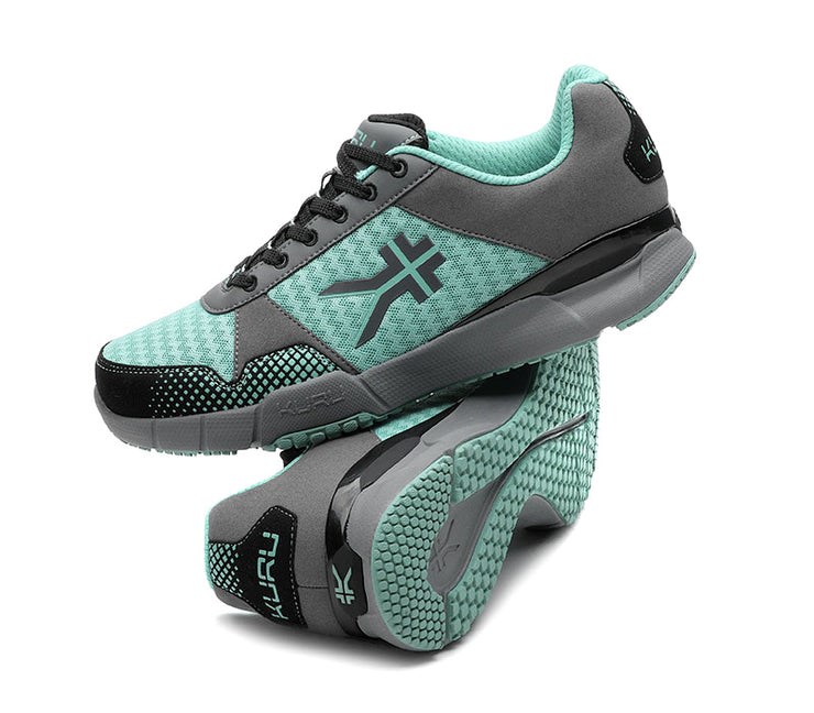 Kuru QUANTUM Fitness Sneaker Glacial-Slate Gray-Black | 05463-KGIR