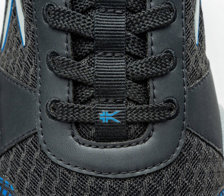 Kuru QUANTUM Fitness Sneaker Jet Black-Fog Gray-Classic Blue | 12679-KCVX