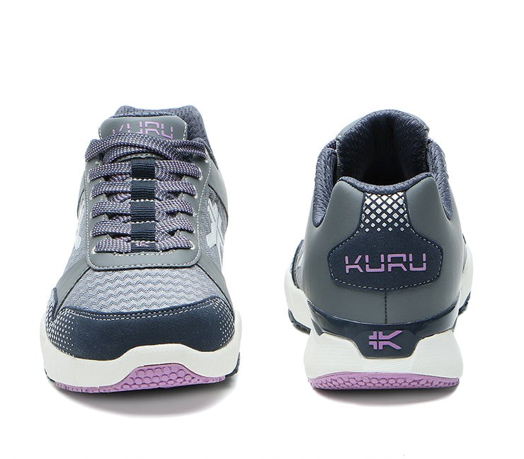 Kuru QUANTUM Fitness Sneaker Pewter-NightSky-Lavender | 57139-EXMU