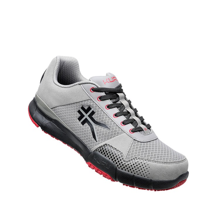 Kuru QUANTUM Fitness Sneaker Wide Tungsten-Cardinal Black | 08245-XZAP