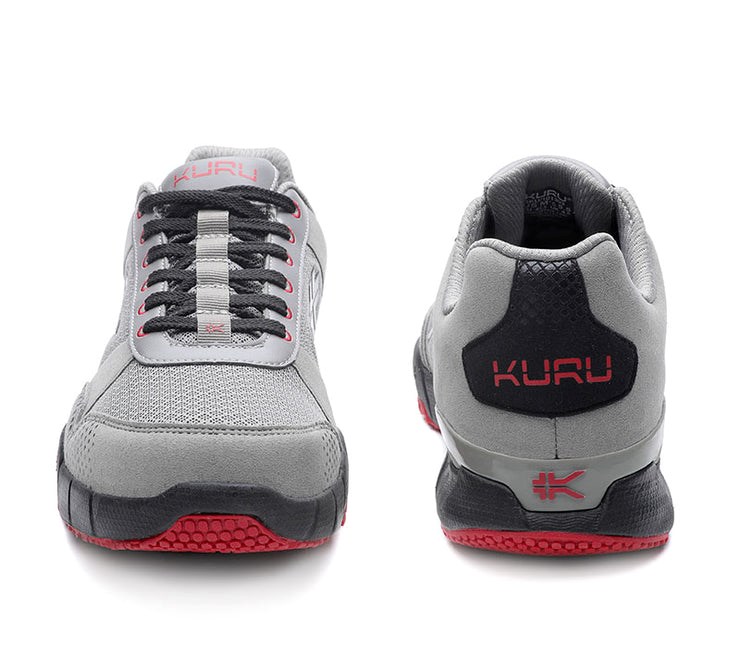 Kuru QUANTUM Fitness Sneaker Wide Tungsten-Cardinal Black | 08245-XZAP