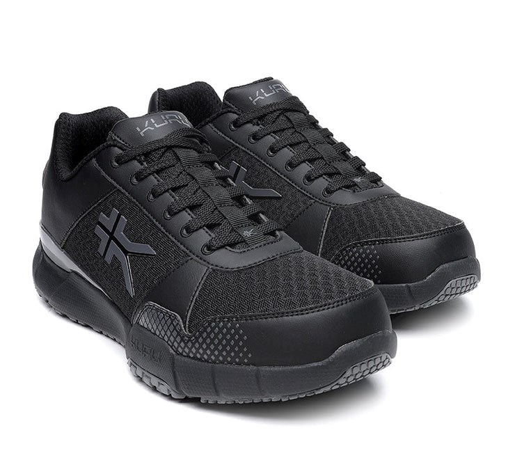 Kuru QUANTUM WIDE Fitness Sneaker Wide Jet Black-Charcoal | 87109-CWOB