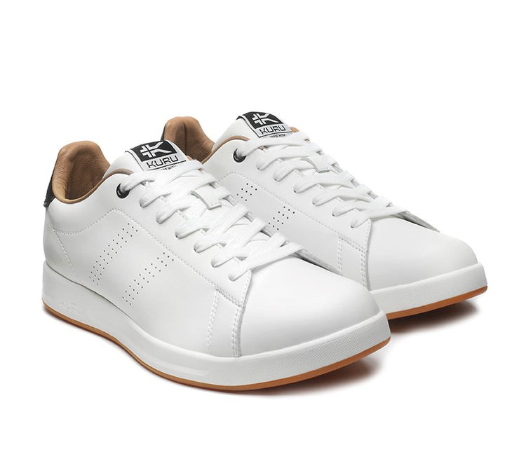 Kuru ROAM Classic Court Sneaker Bright White-Jet Black | 51798-XNRM