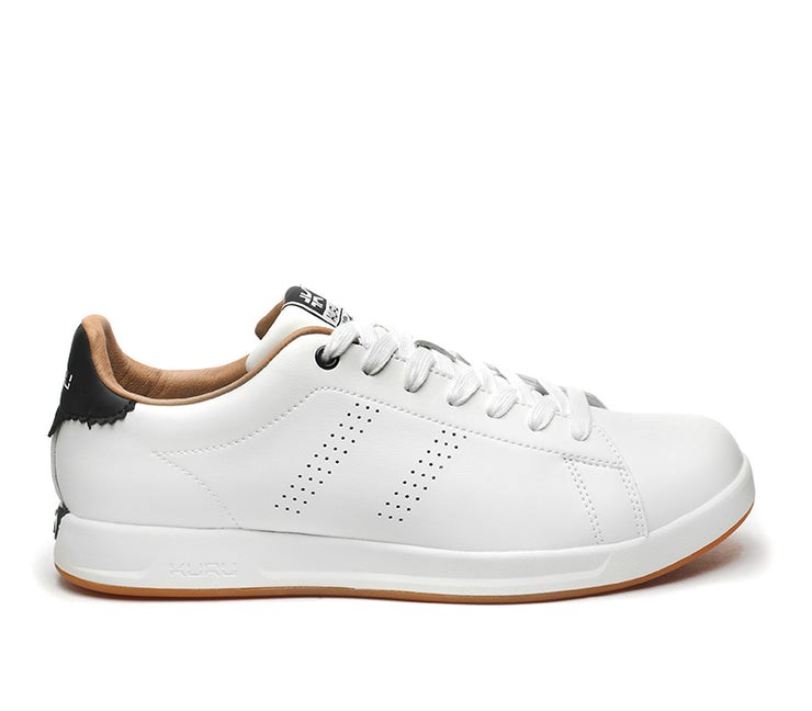 Kuru ROAM Classic Court Sneaker Bright White-Jet Black | 51798-XNRM