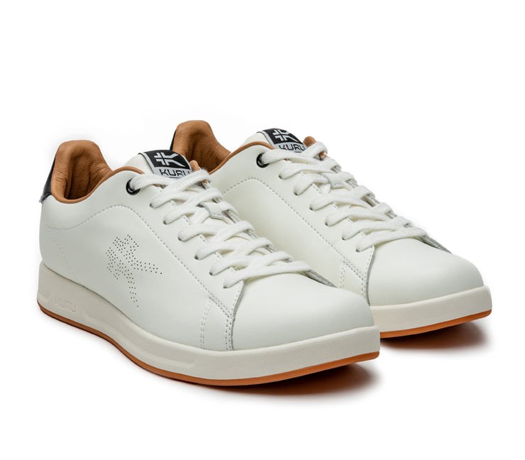 Kuru ROAM Classic Court Sneaker Bright White-Jet Black | 61502-EAJU