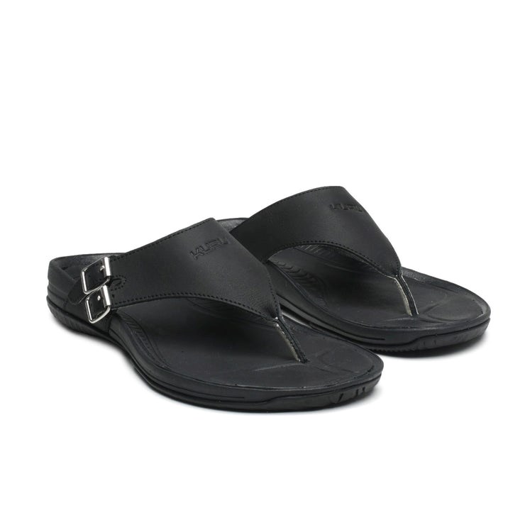 Kuru SUOMI Sandal Jet Black | 37149-PHFB