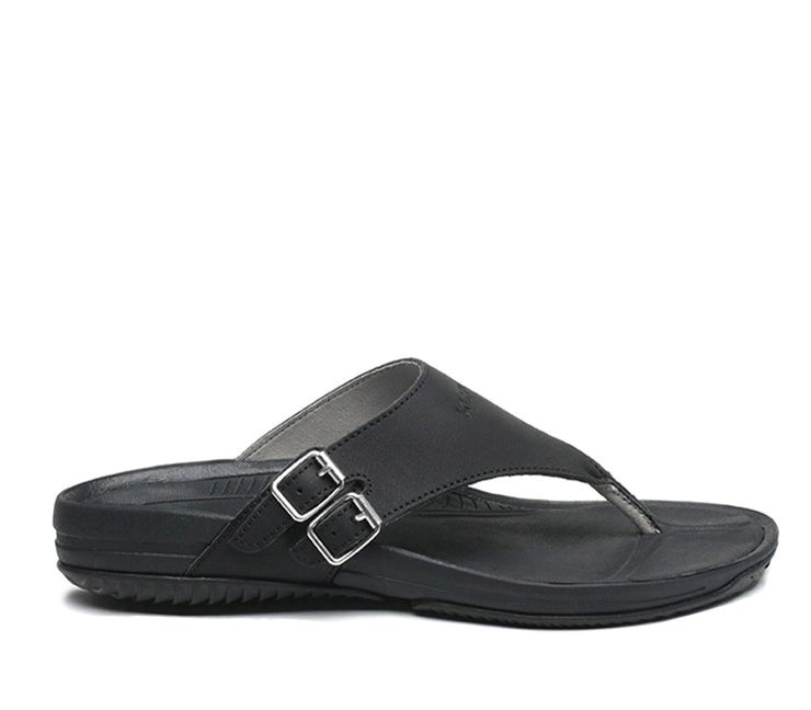 Kuru SUOMI Sandal Jet Black | 37149-PHFB