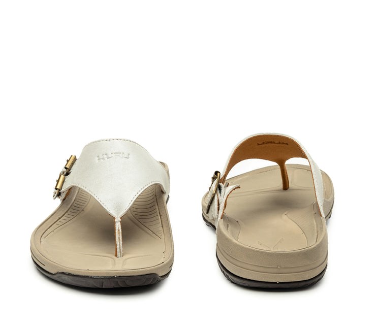 Kuru SUOMI Sandal Soft White-Sand | 12579-HFXR