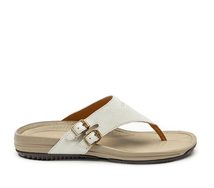 Kuru SUOMI Sandal Soft White-Sand | 12579-HFXR