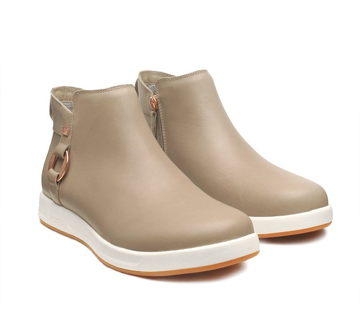 Kuru TEMPO Ankle Boot Taupe Gray-Rose Gold | 07621-HTRK