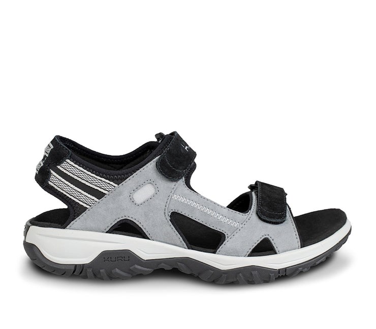 Kuru TREAD Sandal Fossil Gray-Sky Blue-Jet Black | 61024-DLHZ