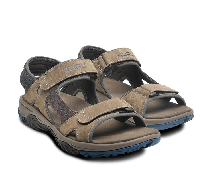 Kuru TREAD Sandals DarkAsh-Mountain | 69320-PXQN