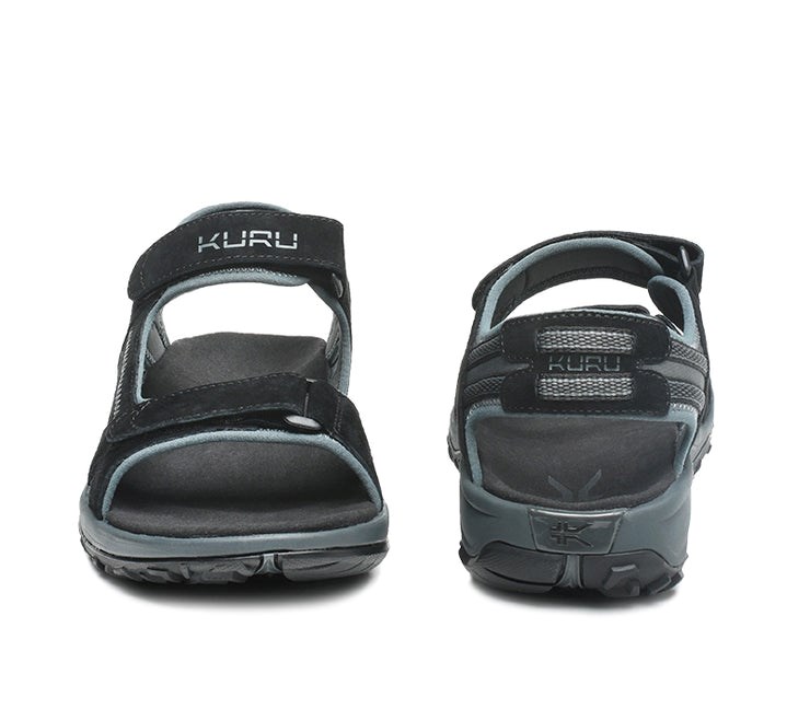 Kuru TREAD Sandals Jet Black-EmpireSteel | 51602-HDAT